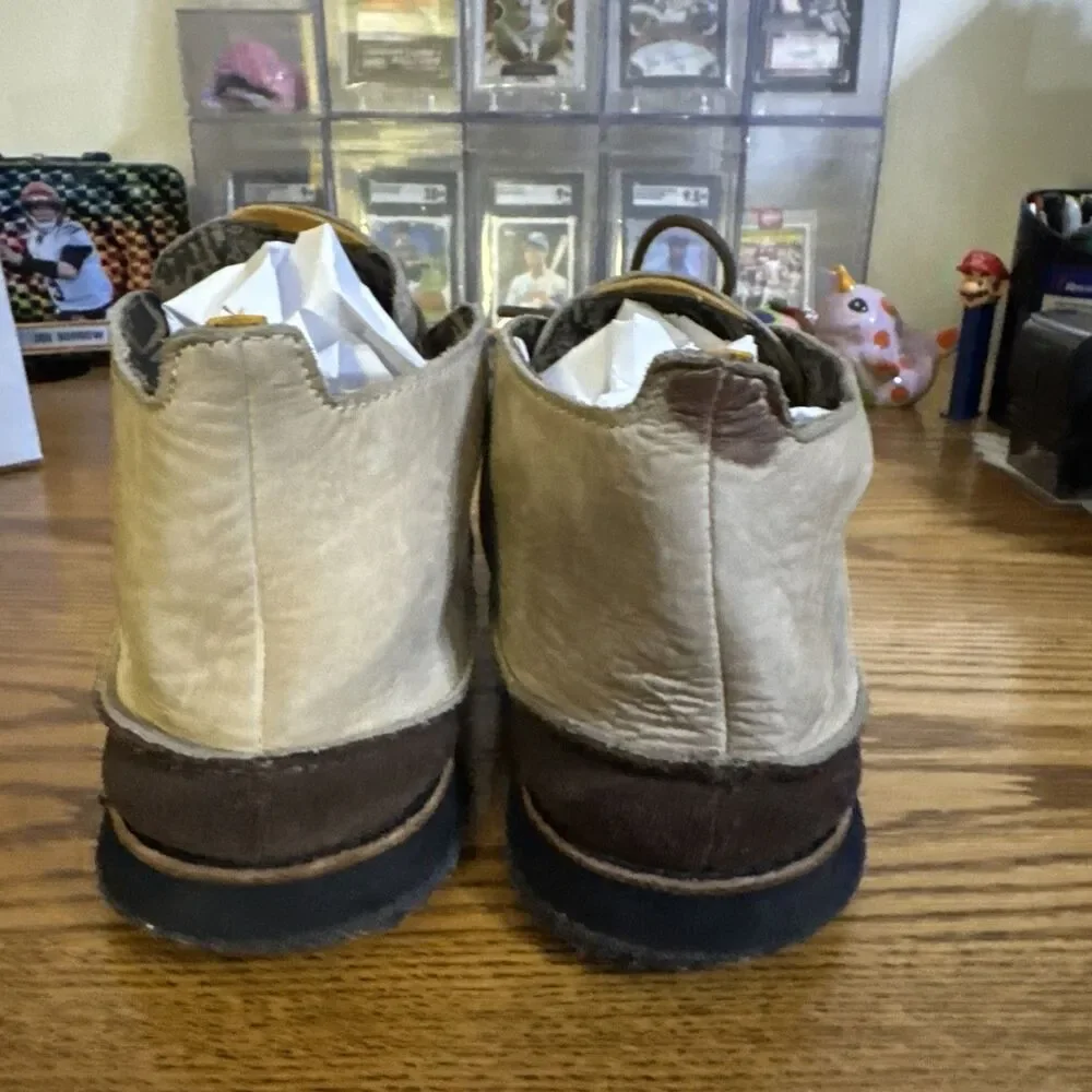 Timberland Mens Tan Leather/Suede Moc Toe Chukka Boots Size 10M See Pictures